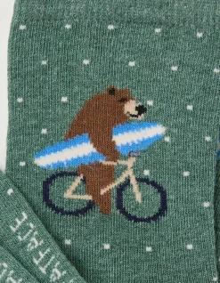 Kids FatFace View All|1 Pack Bear Socks