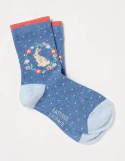 Kids FatFace View All|1 Pack Bunny Socks