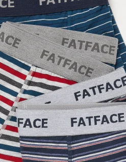 Men FatFace View All|3 Pack Chesil Stripe Boxers