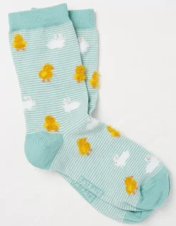 Women FatFace View All|1 Pack Chick And Bunny Socks