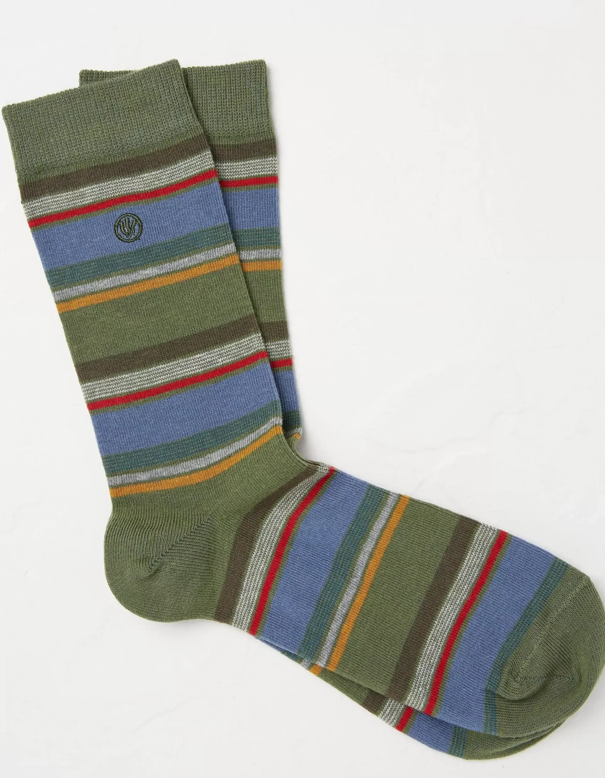Men FatFace View All|1 Pack Christian Multi Stripe Socks