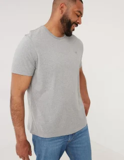 Men FatFace T-Shirts|3 Pack Cotton T-Shirts