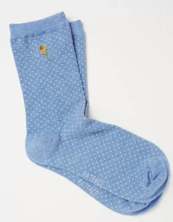 Women FatFace View All|1 Pack Embroidered Sunflower Socks