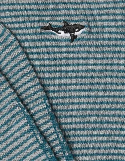 Men FatFace View All|1 Pack Embroidered Whale Socks