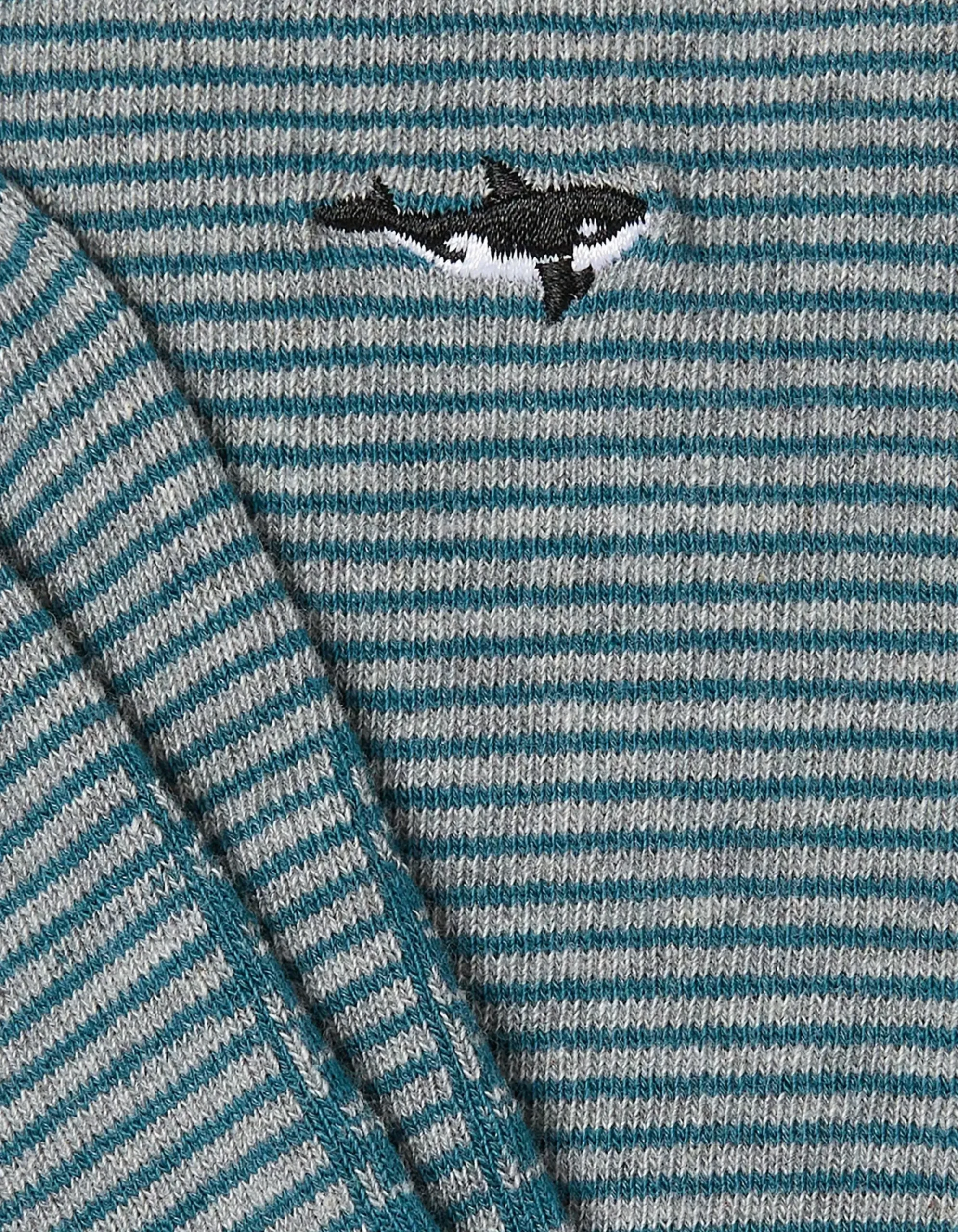 Men FatFace View All|1 Pack Embroidered Whale Socks
