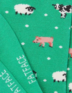 Women FatFace View All|1 Pack Farm Animal Socks
