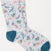 Women FatFace View All|1 Pack Floral Bird Socks
