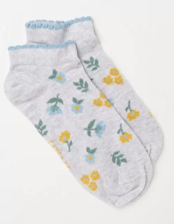 Women FatFace View All|1 Pack Floral Trainer Socks