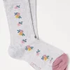 Women FatFace View All|1 Pack Flower Chain Socks