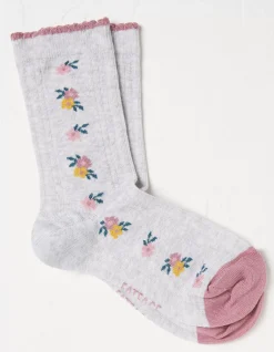 Women FatFace View All|1 Pack Flower Chain Socks