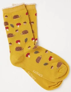 Women FatFace View All|1 Pack Fluffy Hedgehog Socks