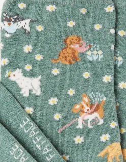 Women FatFace View All|1 Pack Garden Dogs Socks