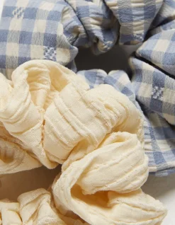 Women FatFace View All|2 Pack Gingham Scrunchie