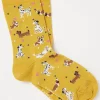 Women FatFace View All|1 Pack Happy Dogs Socks