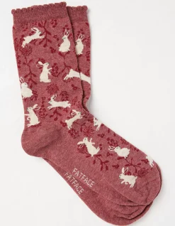 Women FatFace View All|1 Pack Jumping Bunny Socks