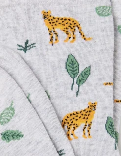 Women FatFace View All|1 Pack Jungle Leopard Socks