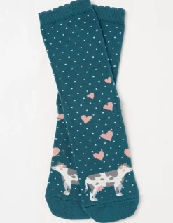 Women FatFace View All|1 Pack Kissing Cows Socks