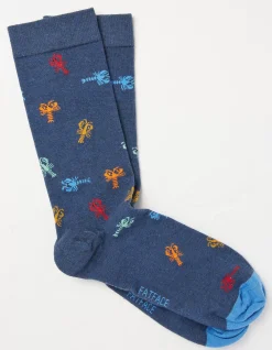 Men FatFace View All|1 Pack Lobster Socks