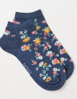 Women FatFace View All|1 Pack Pop Floral Trainer Socks