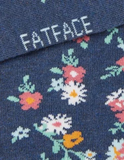 Women FatFace View All|1 Pack Pop Floral Trainer Socks