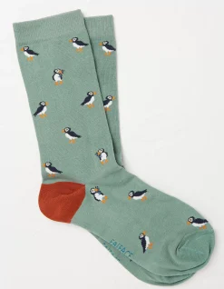 Men FatFace View All|1 Pack Puffin Socks