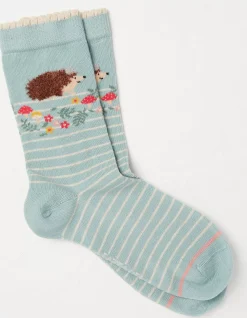 Women FatFace View All|1 Pack Queen Hedgehog Socks