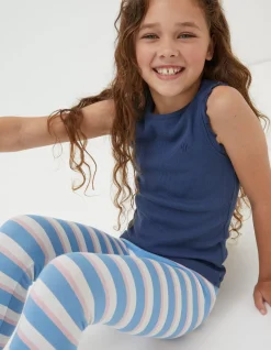 Girls FatFace View All|3 Pack Rib Jersey Vests