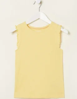 Girls FatFace View All|3 Pack Rib Jersey Vests
