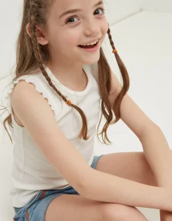 Girls FatFace View All|3 Pack Rib Jersey Vests