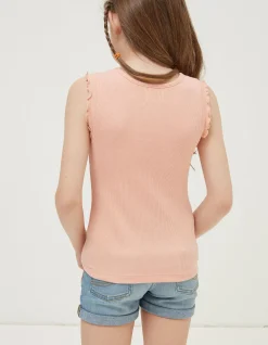 Girls FatFace View All|3 Pack Rib Jersey Vests