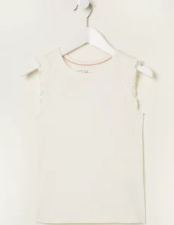 Girls FatFace View All|3 Pack Rib Jersey Vests