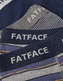 Men FatFace View All|3 Pack Stockbridge Stripe Boxers