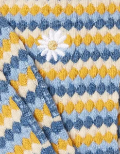 Women FatFace View All|1 Pack Textured Daisy Socks