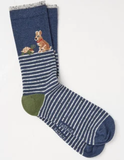 Men FatFace View All|1 Pack Tortoise And Hare Socks