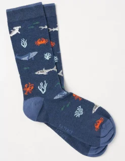Men FatFace View All|1 Pack Under The Sea Socks