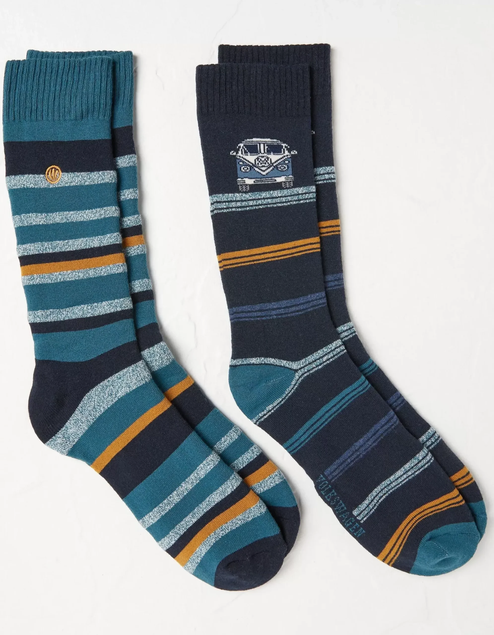 Men FatFace View All|2 Pack Vw Camper Thermal Socks