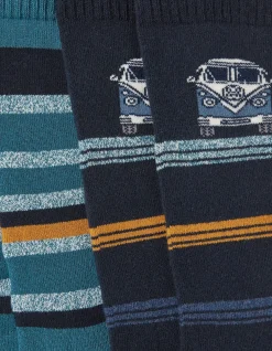 Men FatFace View All|2 Pack Vw Camper Thermal Socks