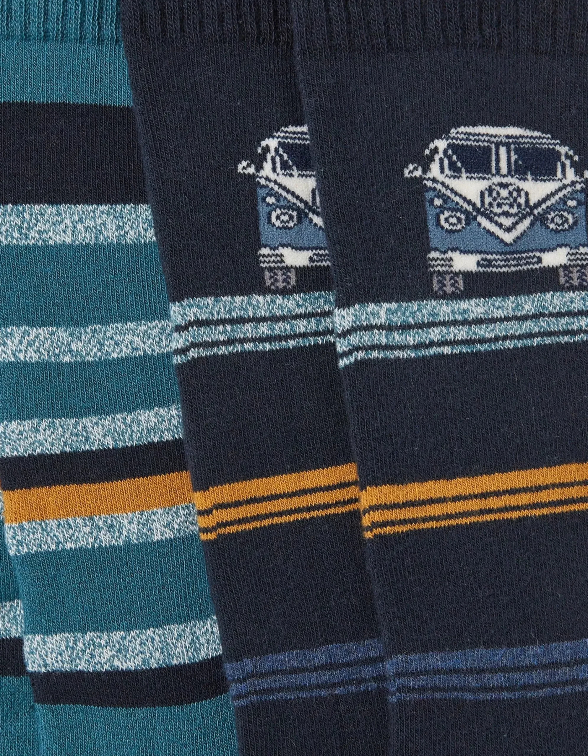 Men FatFace View All|2 Pack Vw Camper Thermal Socks