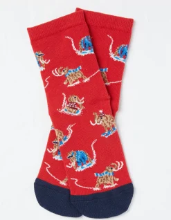 Kids FatFace View All|1 Pack Wilfred Woolly Mammoth Socks