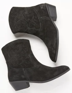 Women FatFace View All|Abilene Western Embroidered Ankle Boot