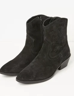 Women FatFace View All|Abilene Western Embroidered Ankle Boot