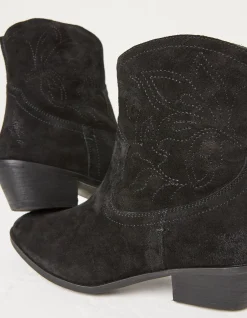 Women FatFace View All|Abilene Western Embroidered Ankle Boot