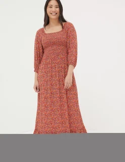 Women FatFace View All|Adele Gradient Floral Midi Dress