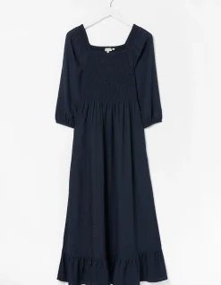 Women FatFace Dresses|Adele Shirred Midi Dress