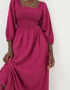 Women FatFace View All|Adele Shirred Midi Dress