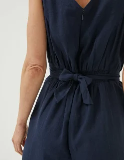Women FatFace Jumpsuits & Playsuits|Aderyn Linen Blend Jumpsuit