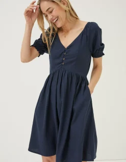 Women FatFace Dresses|Aideen Linen Dress