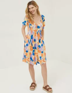 Women FatFace Dresses|Aideen Stencil Floral Dress
