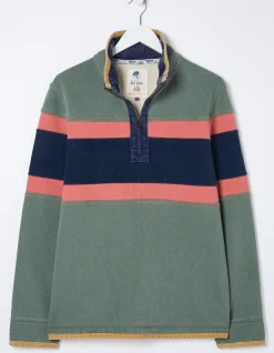 Men FatFace Sweatshirts & Hoodies|Airlie Chest Stripe Sweatshirt