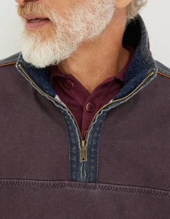 Men FatFace Sweatshirts & Hoodies|Airlie Colour Block Sweatshirt